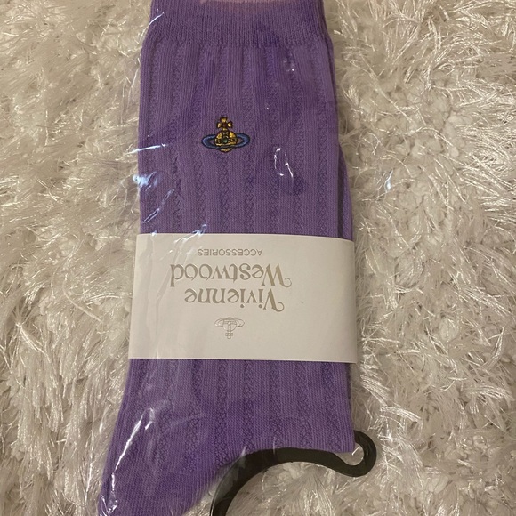 VIVIENNE WESTWOOD purple socks - Picture 7 of 7